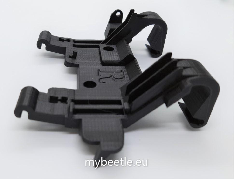 „Schwenkelement rechts Flaps Verdeckklappe VW New Beetle Cabrio 1Y“ „VW Beetle Cabrio 1Y Schwenkelement 3D-Druck PLE-Kunststoff“ „Einbau Schwenkelement Beetle Cabrio Verdeckklappe rechts“ "Beetle 1Y0871350B" "Made in Germany"