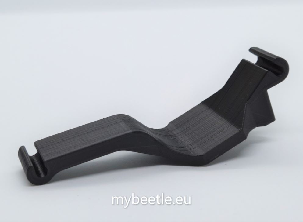 „Schwenkelement klein Flaps Verdeckklappe VW New Beetle Cabrio 1Y“ „VW Beetle Cabrio 1Y Schwenkelement 3D-Druck PLE-Kunststoff“ „Einbau Schwenkelement Beetle Cabrio Verdeckklappe links rechts“
