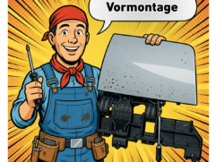 Vormontage Verdeckklappen