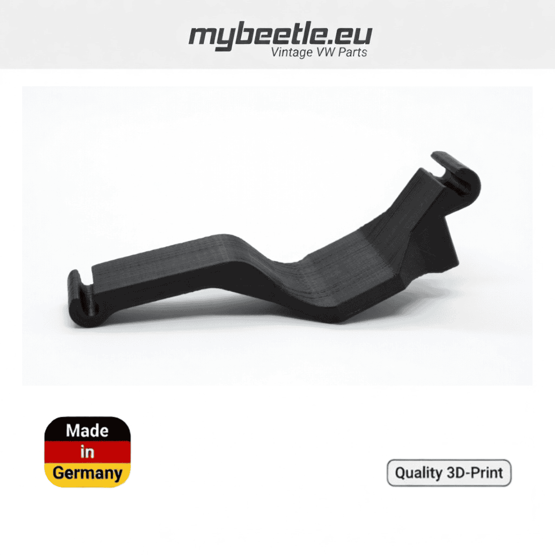 3D-Druck Schwenkelement klein für VW Beetle Cabrio Verdeckklappe