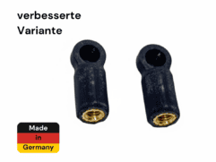 2 Ersatzköpfe für Verbindungsstange 1Y0871301 Flaps Beetle Cabrio Verdeckklappe