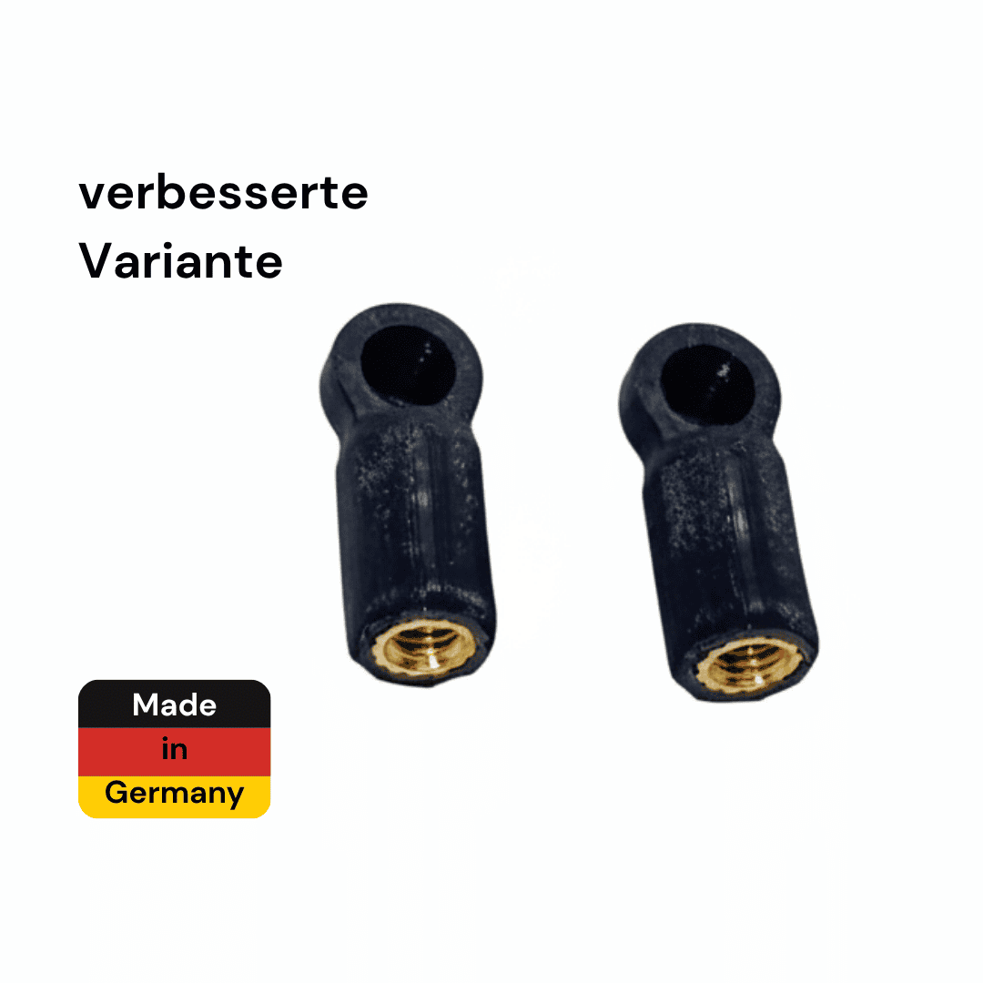 2 Ersatzköpfe für Verbindungsstange 1Y0871301 Flaps Beetle Cabrio Verdeckklappe