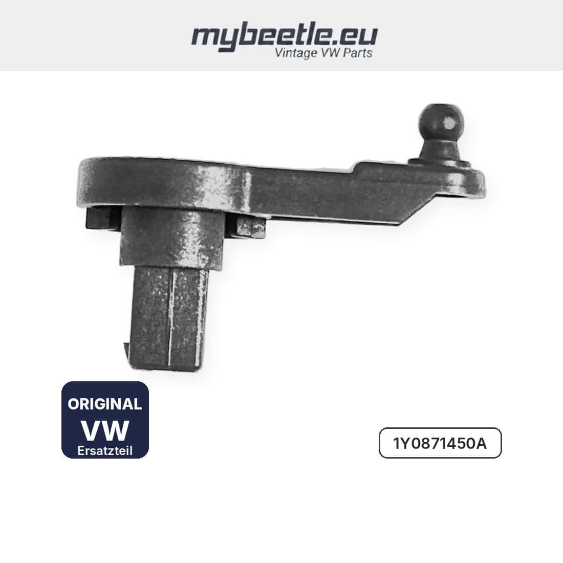 Kurbelarm Verdeckklappe rechts 1Y0871450A – Aufnahme für den Stellmotor, VW New Beetle Cabrio